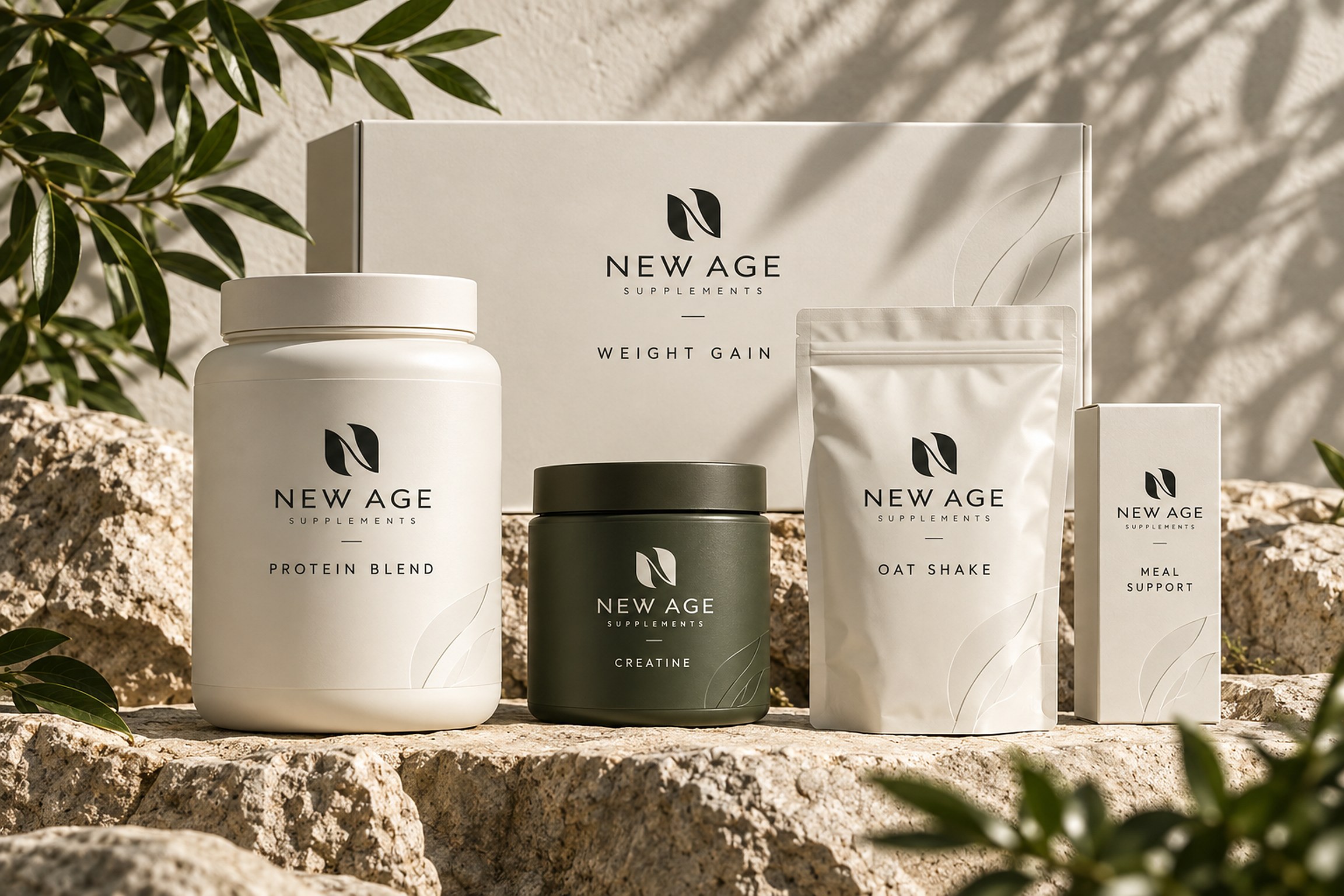 New Age Weight Gain nutrition set